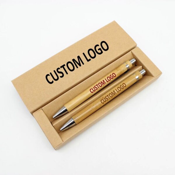 Eco-Friendly Bamboo Ballpoint Pens | Custom Gift - Image 5