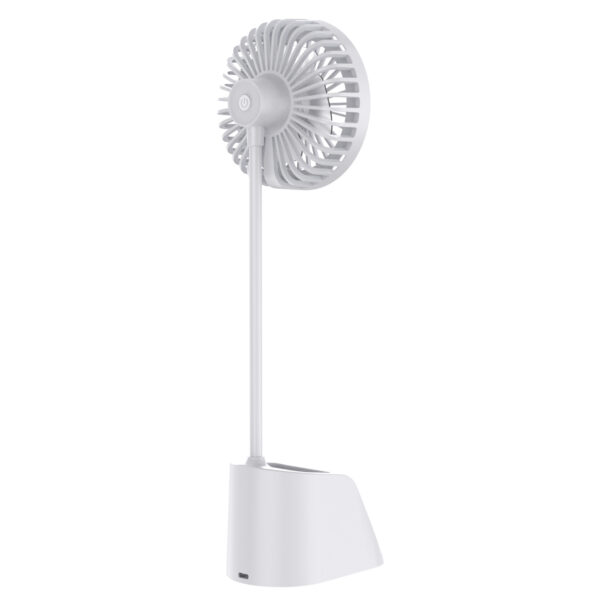 Wireless Charging Desk Lamp with Pen Holder & Fan - Image 5