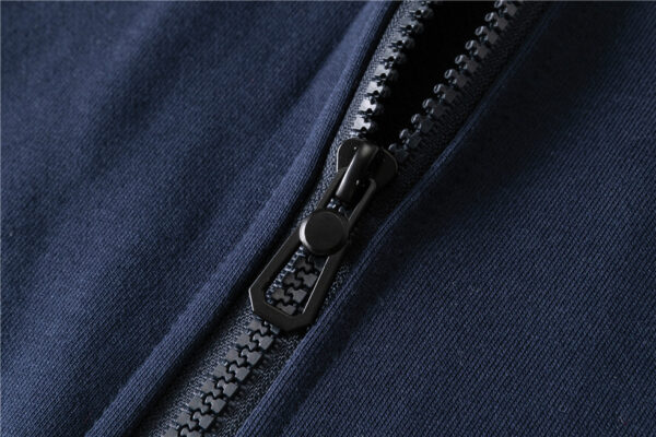 300g Cotton Drop Shoulder Hoodie: Zip-Up Loose Fit Jacket - Image 4