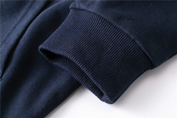 300g Cotton Drop Shoulder Hoodie: Zip-Up Loose Fit Jacket - Image 5