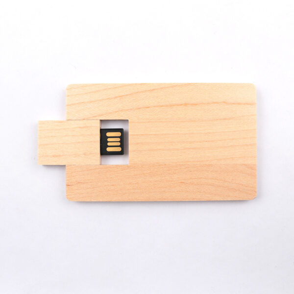 Wooden Card USB Drive | Promotional Gift & Event Favor - Image 5