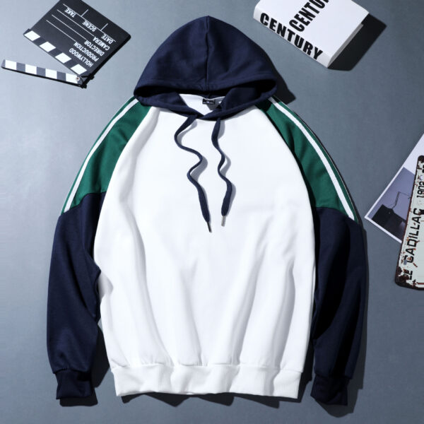 Colorblock Hoodie, Custom Logo, Long Sleeve, Group/Team Wear - Image 2