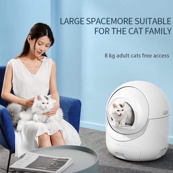 Automatic Self-Cleaning Cat Litter Box - Odor-Free & Splash-Proof - Image 2
