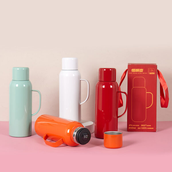 316 Stainless Steel Temperature Display Thermos - Image 2