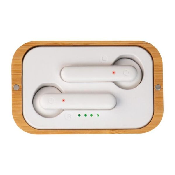 Eco-Friendly Bamboo TWS Earbuds | In-Ear Bluetooth - Image 2