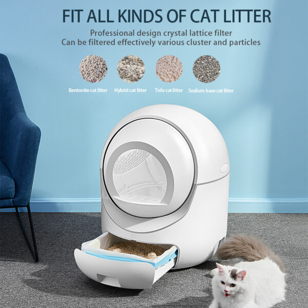 Automatic Self-Cleaning Cat Litter Box - Odor-Free & Splash-Proof - Image 4