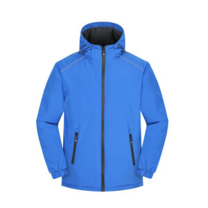 Unisex Black Shell Jacket: Fleece Lined, Lightweight, Non-Removable