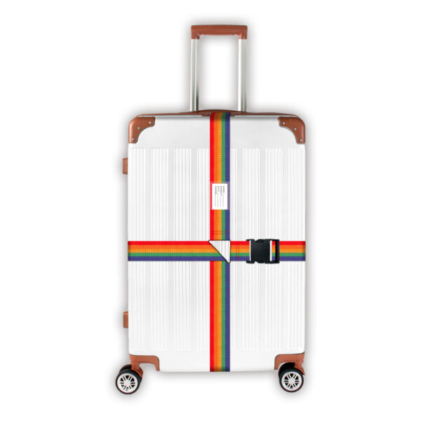 Luggage Straps: Cross & Straight, Lock-Free Travel Belts - Image 2