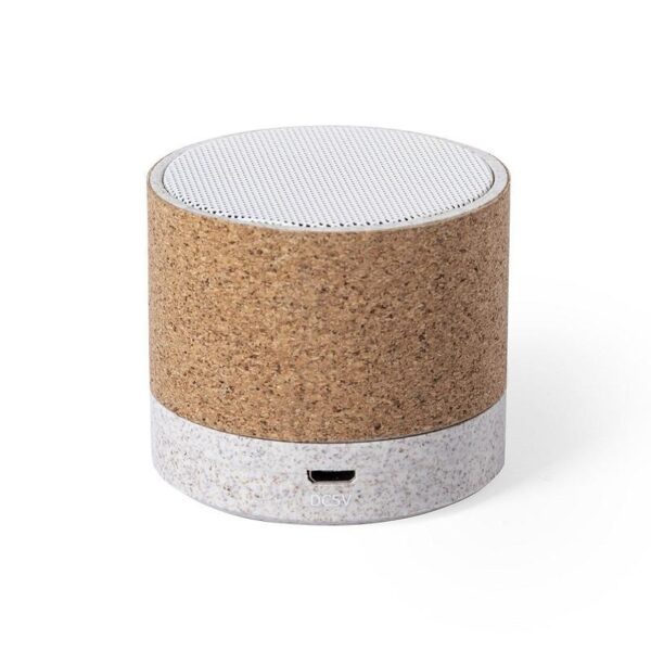 Portable Mini Bluetooth Speaker with Cork Design - Image 4