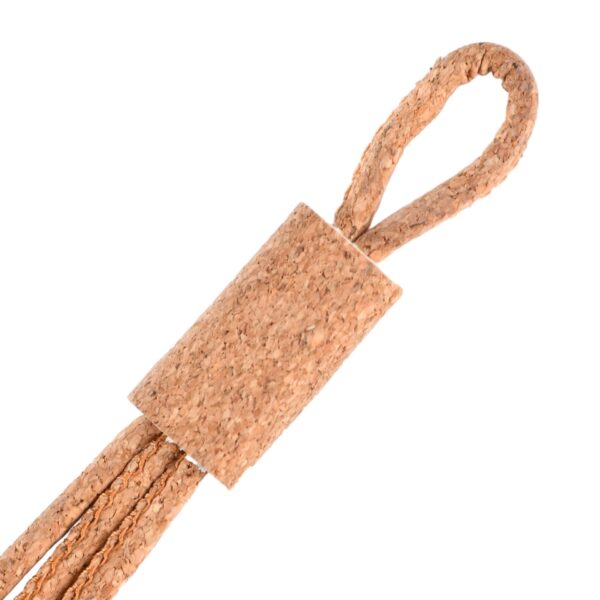 Eco-Friendly Straw & Cork Multi-Function Fast Charging Cable - Image 2