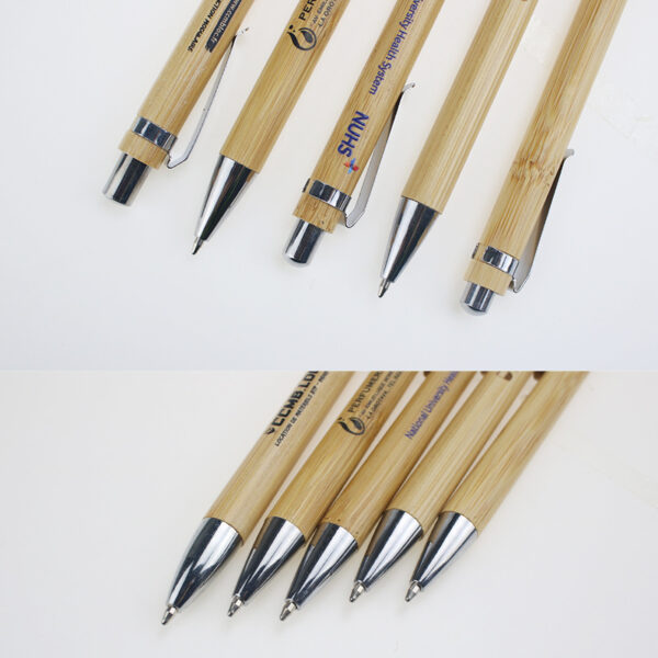 Eco-Friendly Bamboo Ballpoint Pens | Custom Gift - Image 3