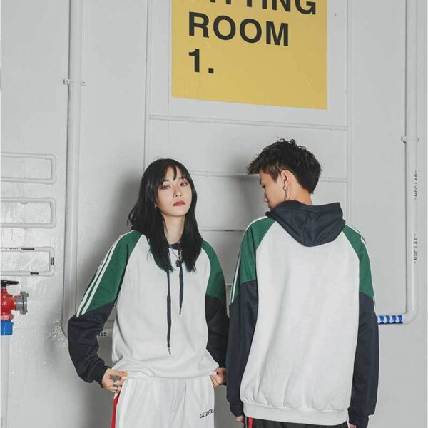 Colorblock Hoodie, Custom Logo, Long Sleeve, Group/Team Wear - Image 7