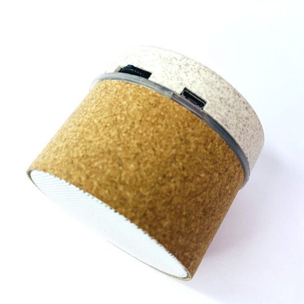 Portable Mini Bluetooth Speaker with Cork Design - Image 3