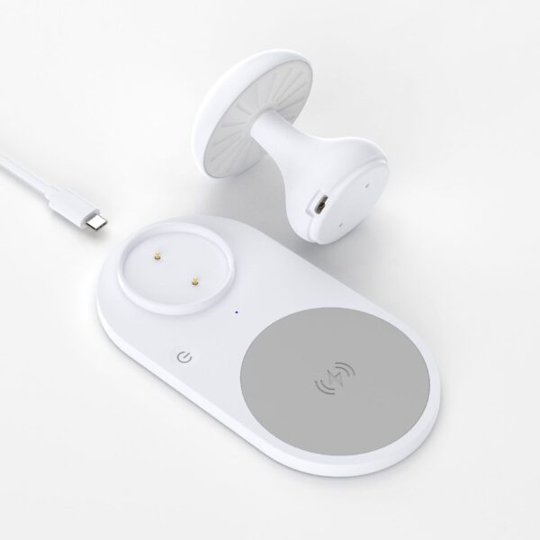 10W Wireless Charger with Mushroom Lamp - Image 5