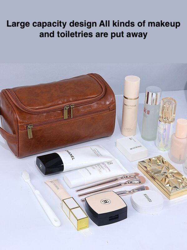 Portable Waterproof Travel Toiletry Bag with Hooks - Image 7