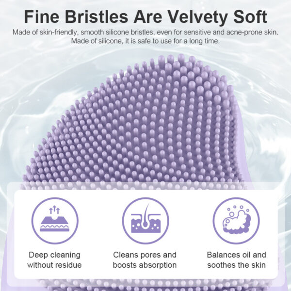 New Electric Silicone Facial Cleanser - Mini & Waterproof - Image 7