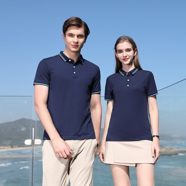Custom High-End Silk Finish Polo Shirts: Team Wear - Image 6