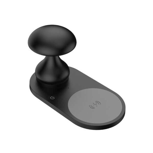 10W Wireless Charger with Mushroom Lamp - Image 3