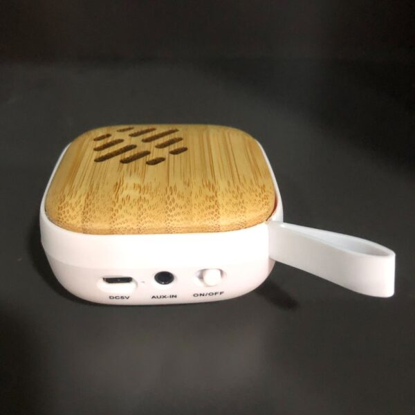 Creative Mini Bamboo Bluetooth Speaker - Portable - Image 3