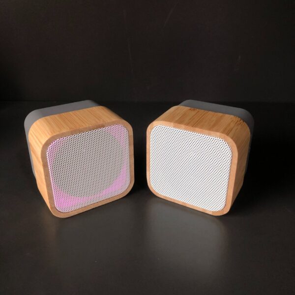 A15 Square Bamboo Bluetooth Speaker Portable Outdoor - Image 3