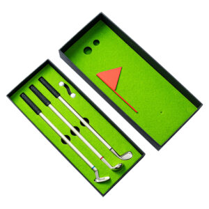 Golf Pen Set: Mini Practice Range Desk Gift