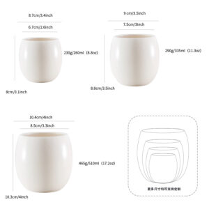Custom Ceramic Candle Cups: Small & Large Sizes