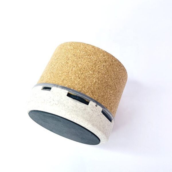 Portable Mini Bluetooth Speaker with Cork Design - Image 5