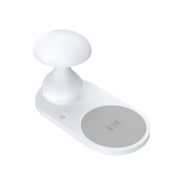10W Wireless Charger with Mushroom Lamp