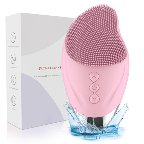 New Electric Silicone Facial Cleanser - Mini & Waterproof - Image 2