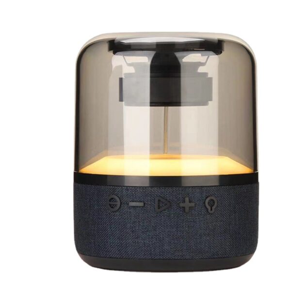 LED Bluetooth Speaker with Bass, Outdoor & Colorful Lights