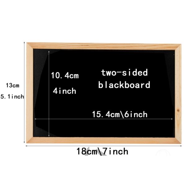 Wooden Double-Sided Chalkboard | Home & Party Decor - Image 4