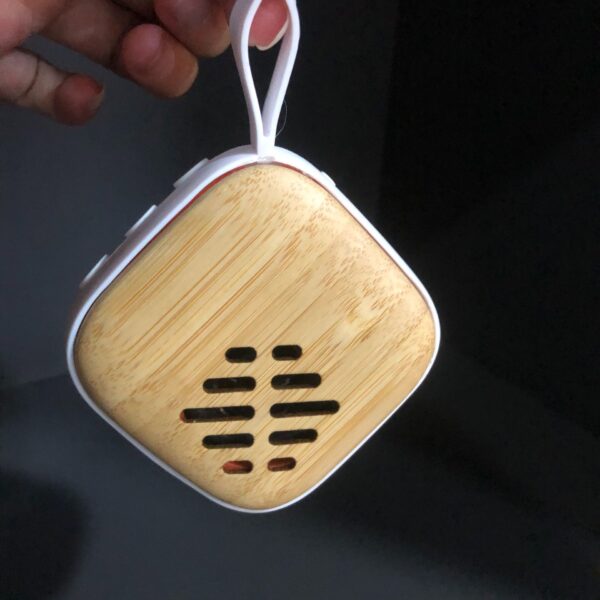 Creative Mini Bamboo Bluetooth Speaker - Portable - Image 5