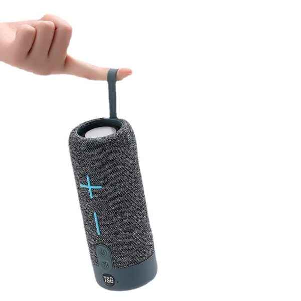 Portable Bluetooth Speaker with Fabric and Card Slot - Image 6
