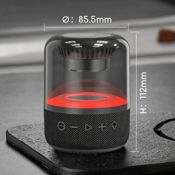 LED Bluetooth Speaker with Bass, Outdoor & Colorful Lights - Image 5