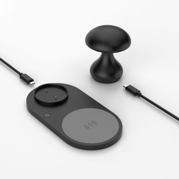 10W Wireless Charger with Mushroom Lamp - Image 6