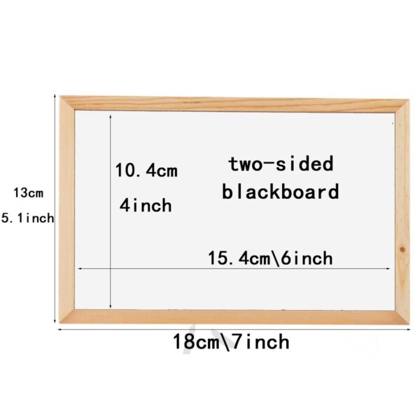 Wooden Double-Sided Chalkboard | Home & Party Decor - Image 5
