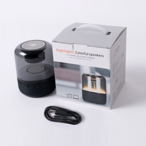 LED Bluetooth Speaker with Bass, Outdoor & Colorful Lights - Image 4