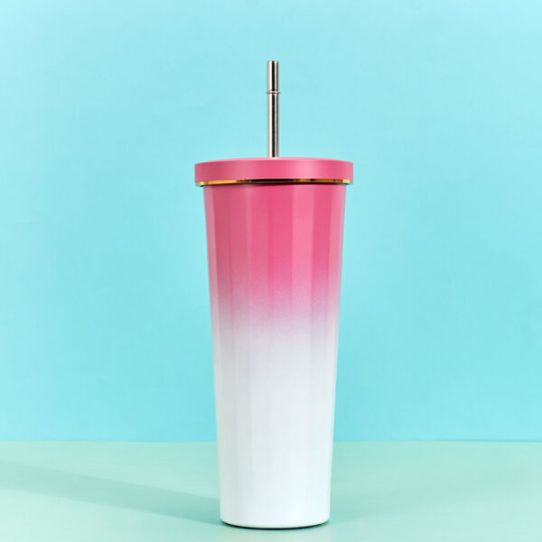 304 Stainless Steel Double-Wall Travel Coffee Cup - Image 2