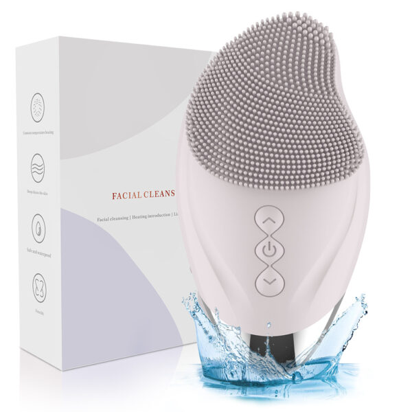 New Electric Silicone Facial Cleanser - Mini & Waterproof - Image 3