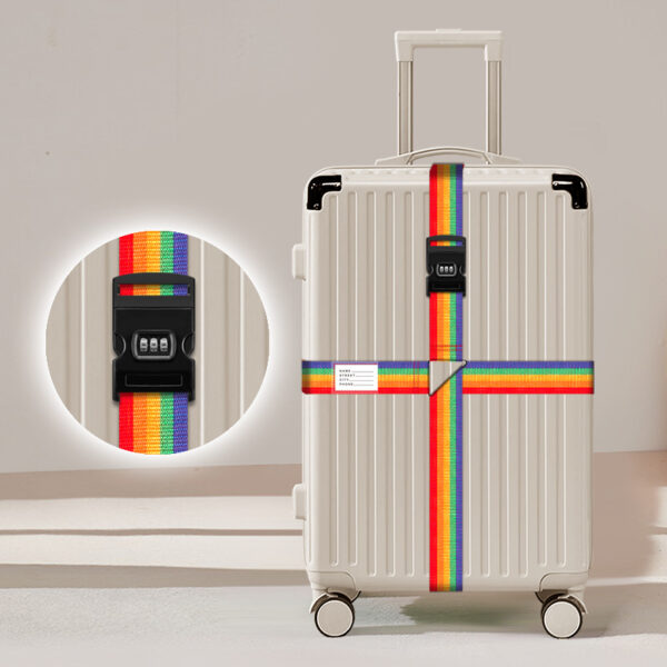 Luggage Straps: Cross & Straight, Lock-Free Travel Belts - Image 4