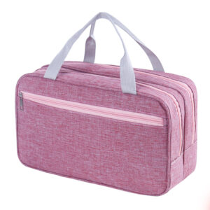 Colorblock Wet/Dry Swim Bag Travel Cosmetic Organizer