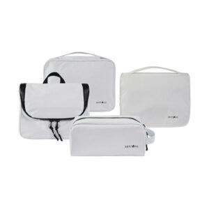 Tyvek Toiletry Bag Set 4-Piece Travel Organizer Kit