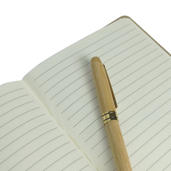 Eco Bamboo Notebook & Pen Set - Custom Wholesale - Image 3