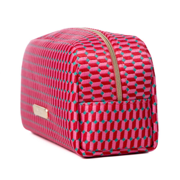 RPET Color-Block Cosmetic Bag Customizable - Image 2