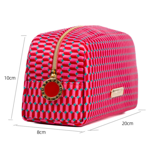 RPET Color-Block Cosmetic Bag Customizable - Image 4