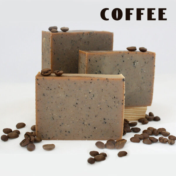 Organic Charcoal & Coffee Handmade Body Soap Bars - Image 2