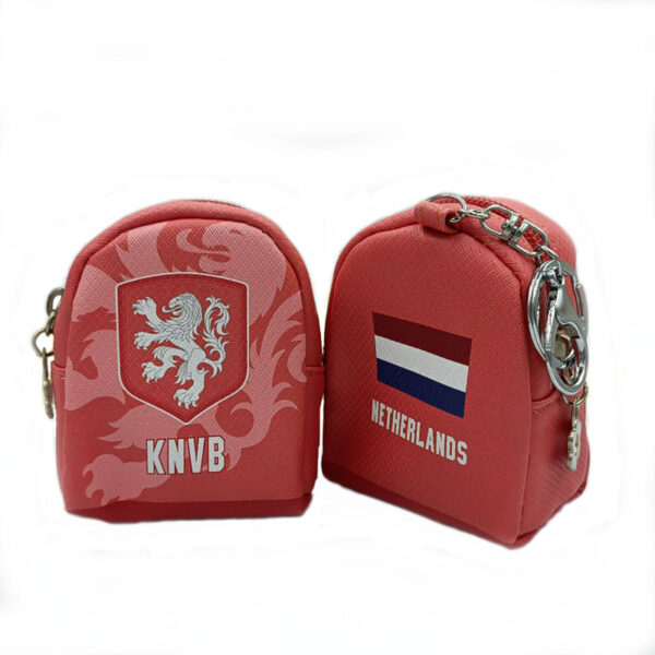 Recycled PU National Team Football Coin Purse Gift - Image 4