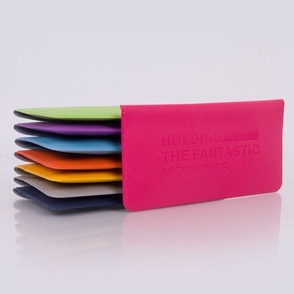 Custom Logo Leather Travel Passport Cover Wallet Holder - Image 4