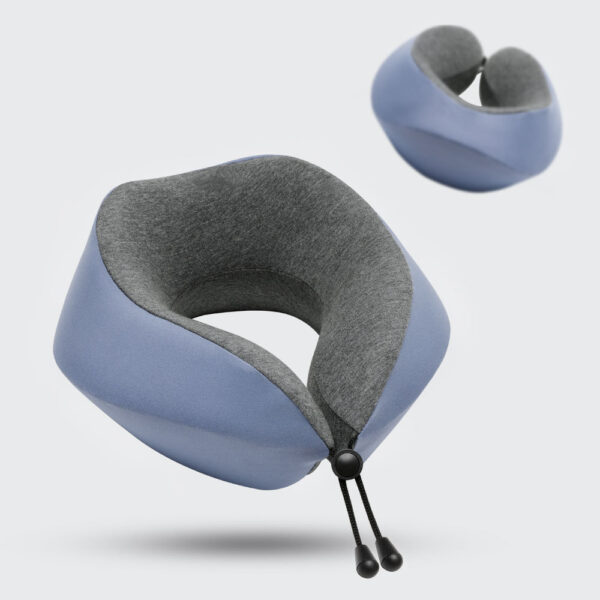 Memory Foam Travel Neck Pillow Set with Accessories & Bag - Image 2
