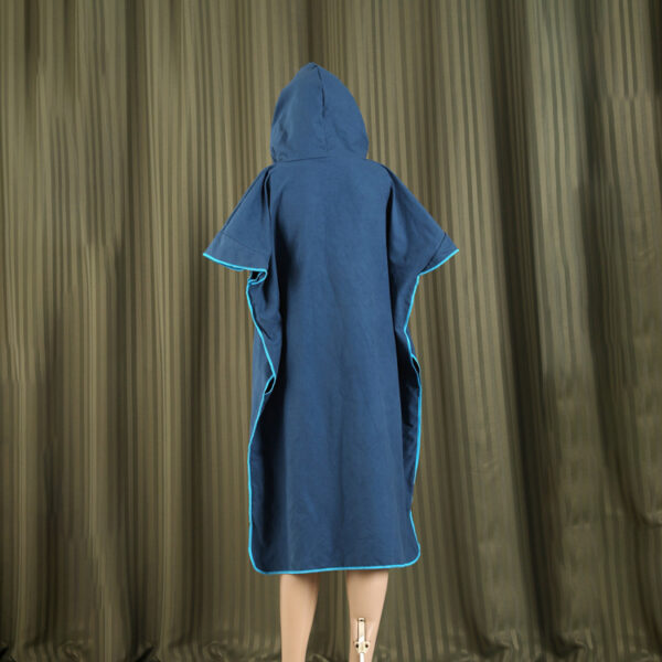 Recycled Microfiber Hooded Surf Poncho Towel - Beach Hoodie - Image 4